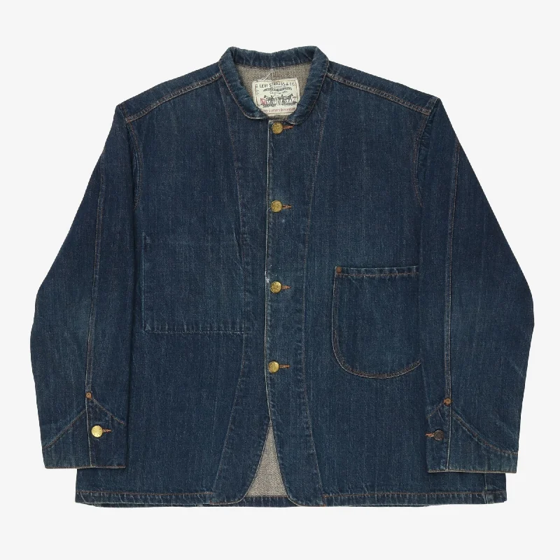 Lot 214 Round Collar Denim Jacket