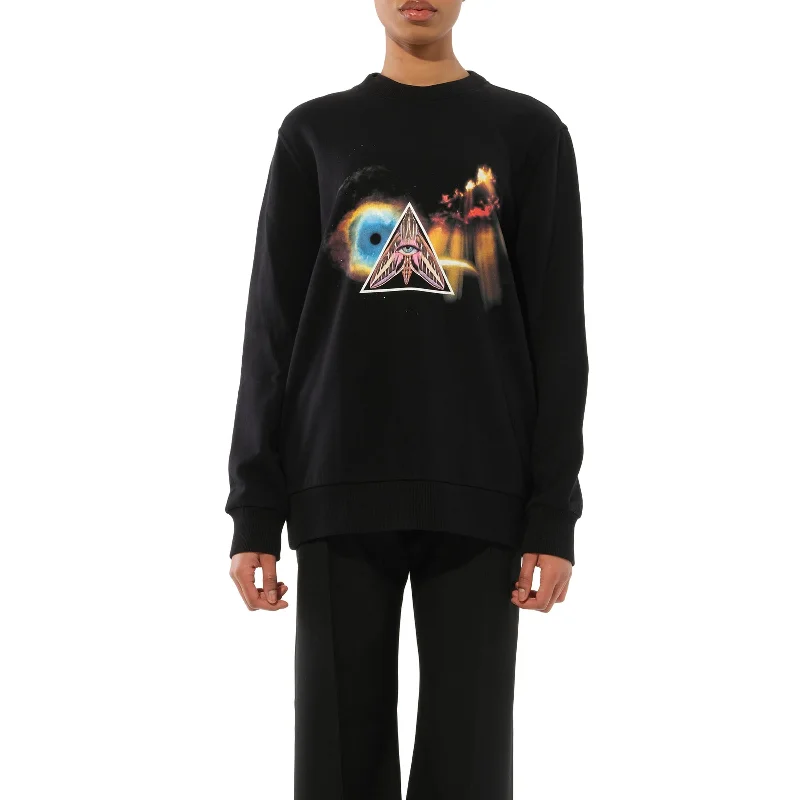 Podium Eye Tri Sweatshirt in Black