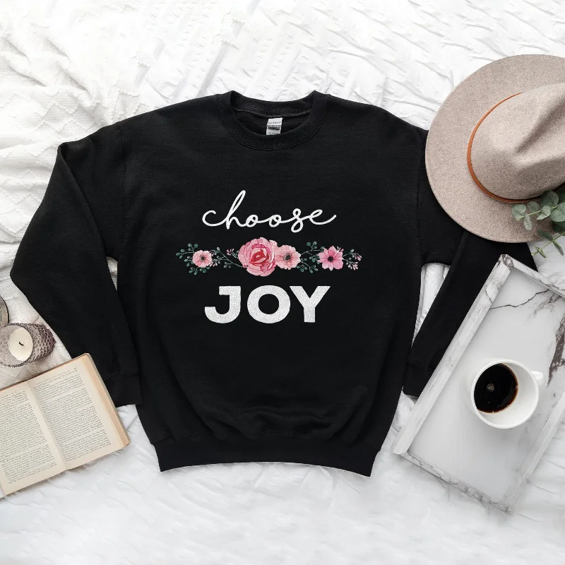 Choose Joy Floral Sweatshirt