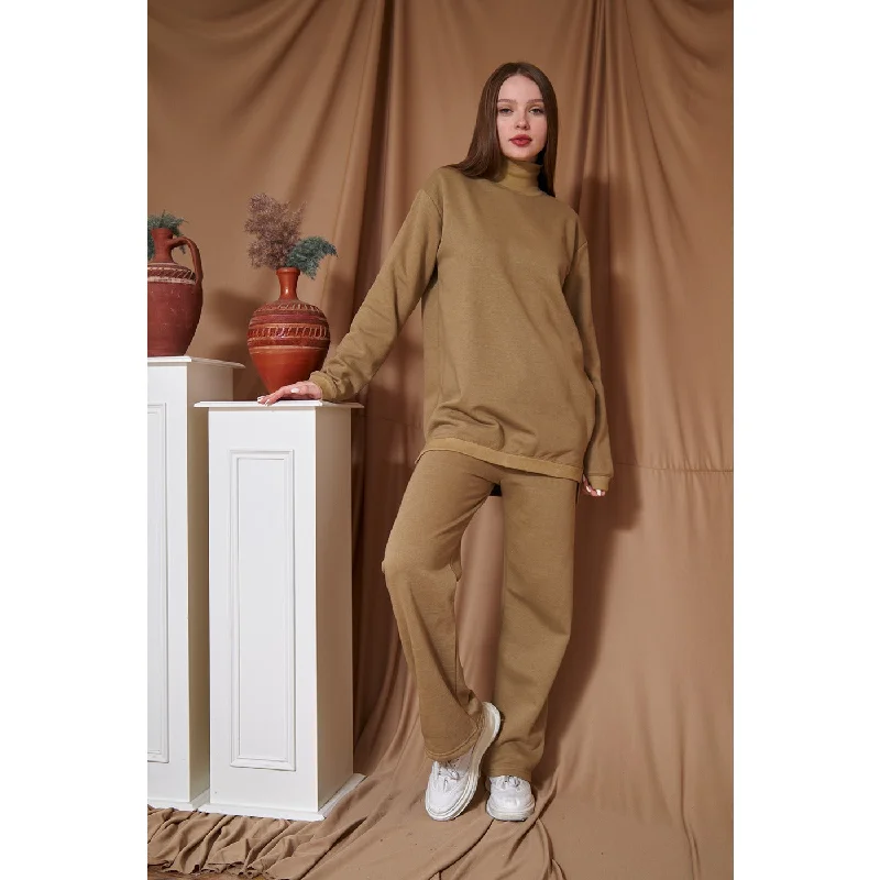 Khaki Oversized Co-Ord Set