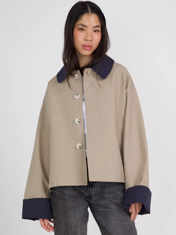 JOEL CANVAS JACKET - BEIGE