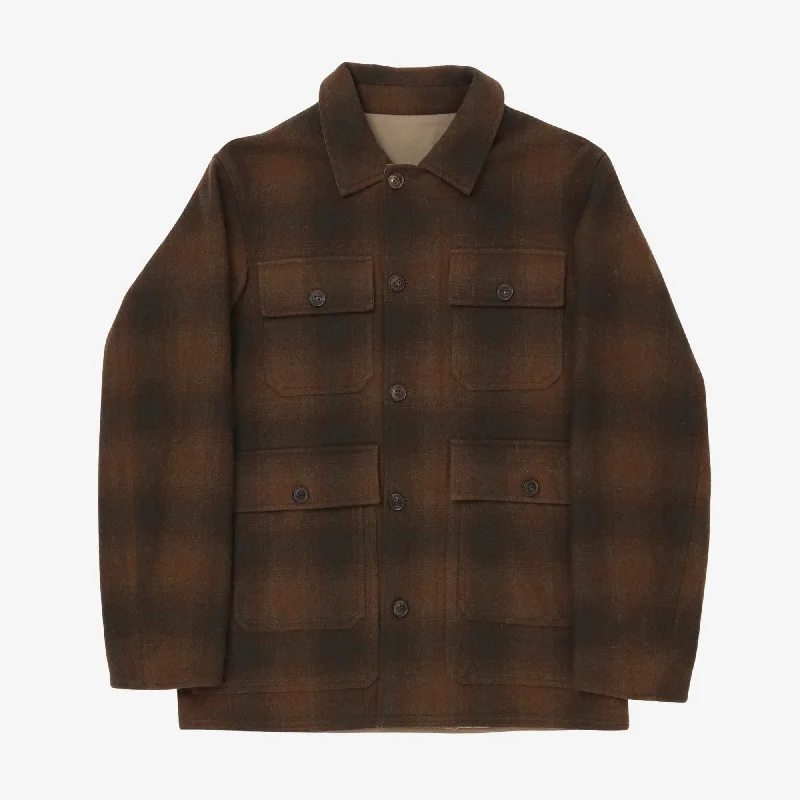 Eddie Bauer Reversible Wool Jacket