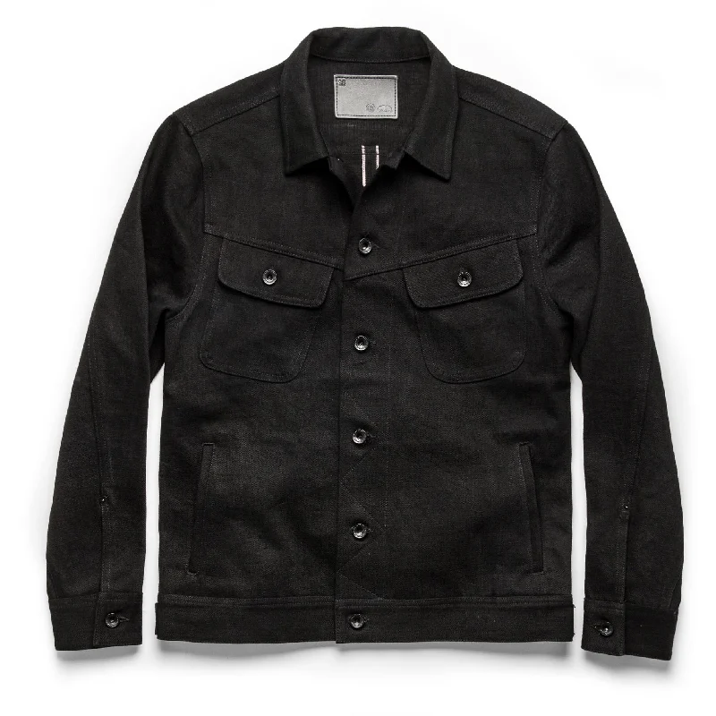 The Long Haul Jacket in Black Selvage