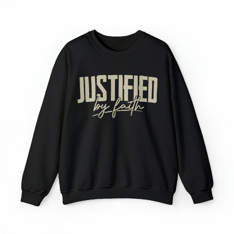 Justified by Faith Christian Sweatshirt