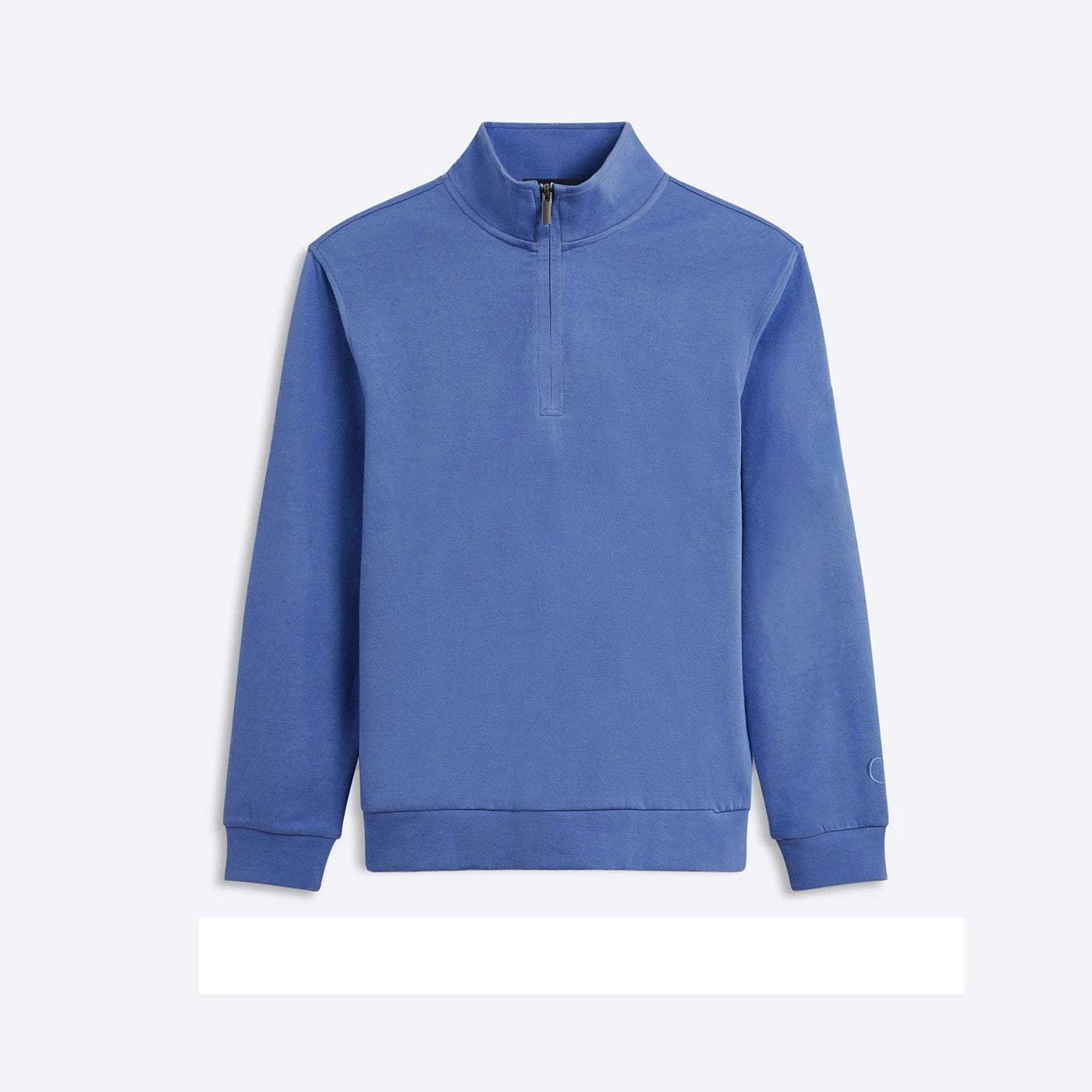 Purplish Blue Half Zip Sweatshirt