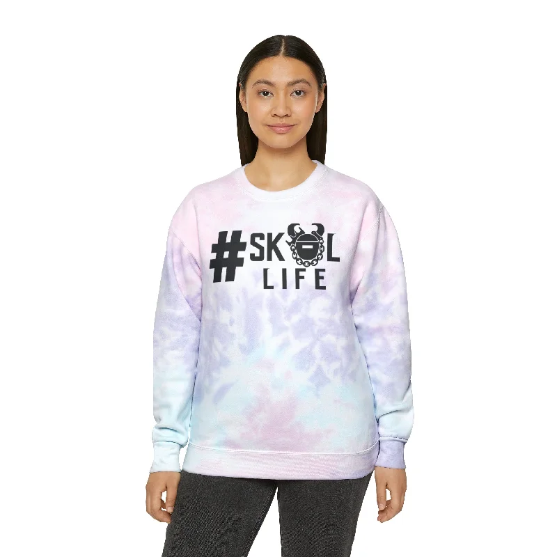 Tie-Dye Crewneck - #Life