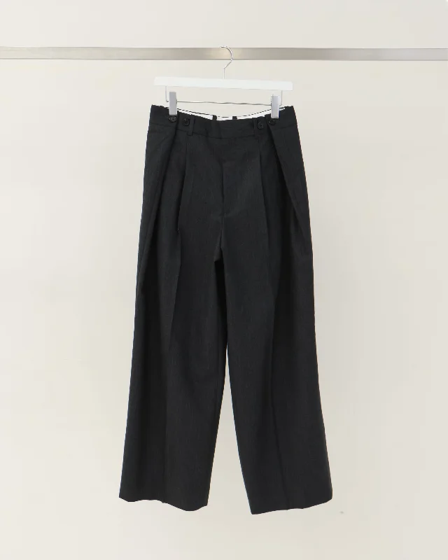 Wool Gabardine Transform Pants