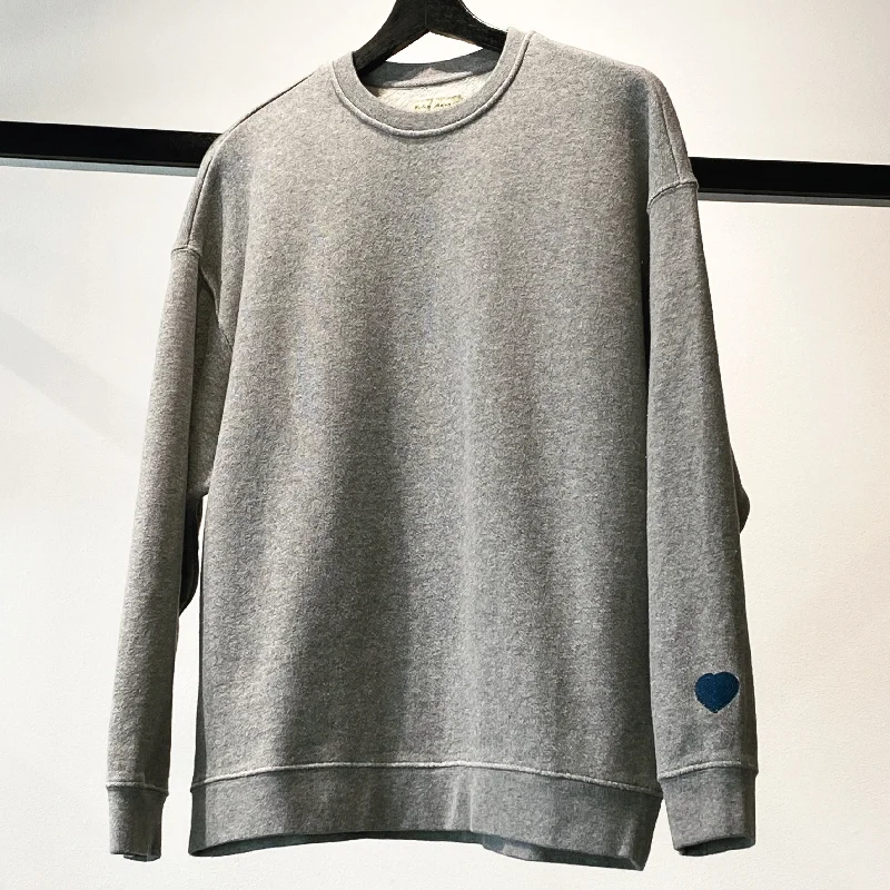 Nudie Bibbi Blue Heart Sweatshirt