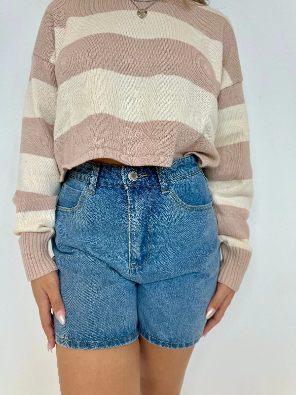 simone denim shorts