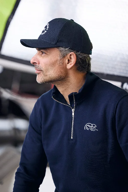 Half-Zip Sweat "Great Waves"