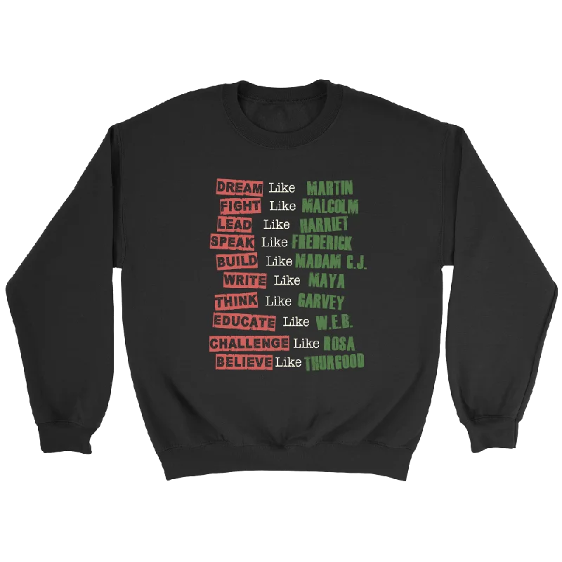 Fight Like Melanin Icons Sweatshirt