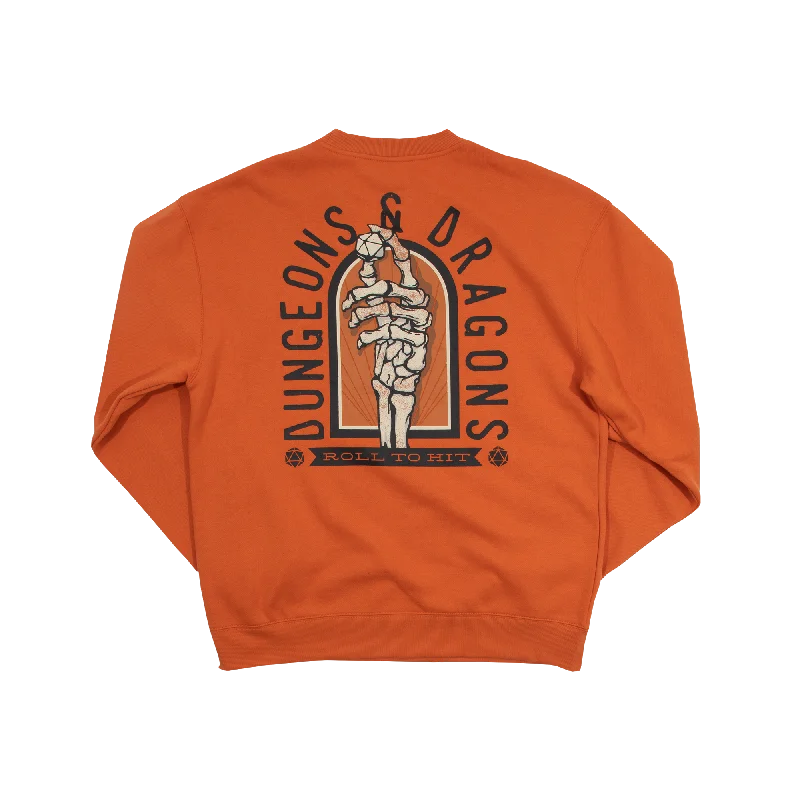 D&D Roll To Hit Classic Orange Sweatshirt