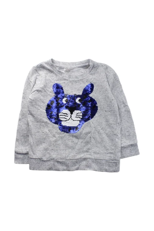 Seed Crewneck Tiger Sweatshirt 5T