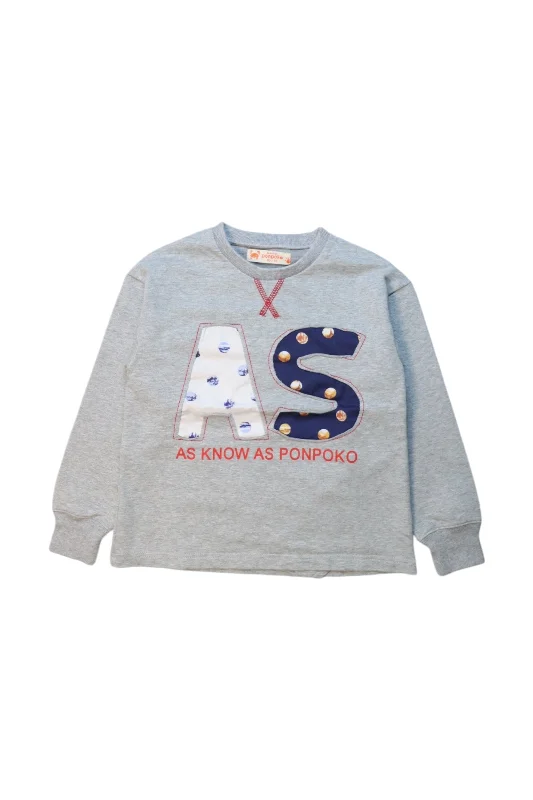 As Know As Ponpoko Crewneck Sweatshirt 4T