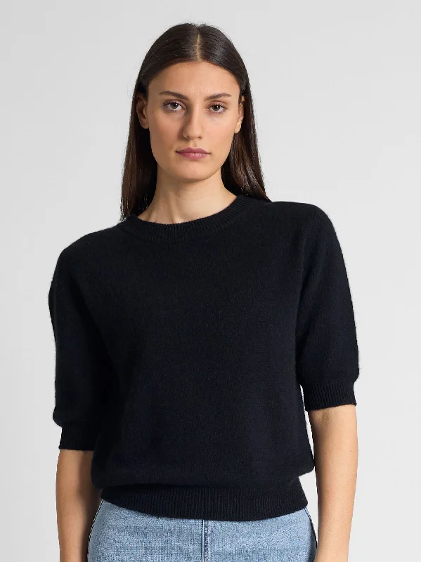 Cashmere sweater  "Aase" - black