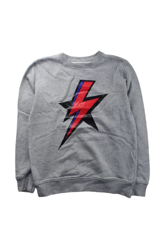 Neil Barrett Kids Lightning Bolt Crewneck Sweatshirt 12Y