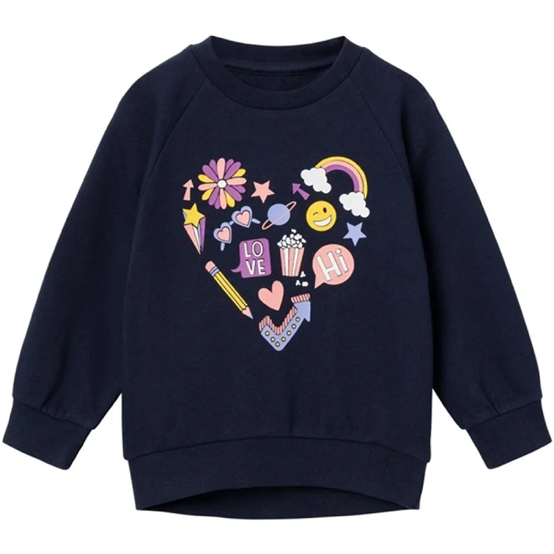 Name it Dark Sapphire Heart Venus Sweatshirt