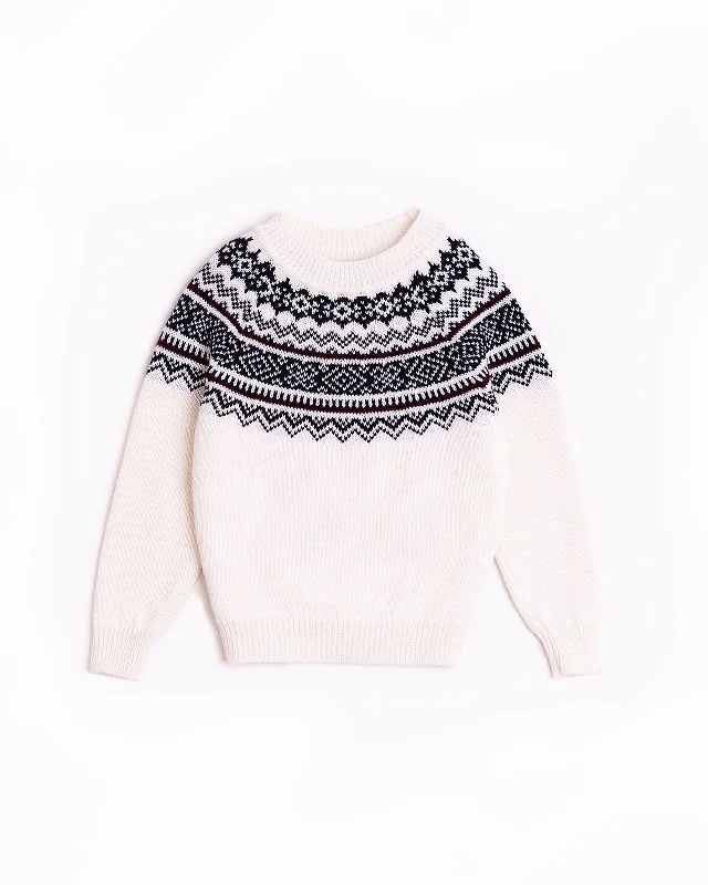 Ruhnu kid's yoke sweater