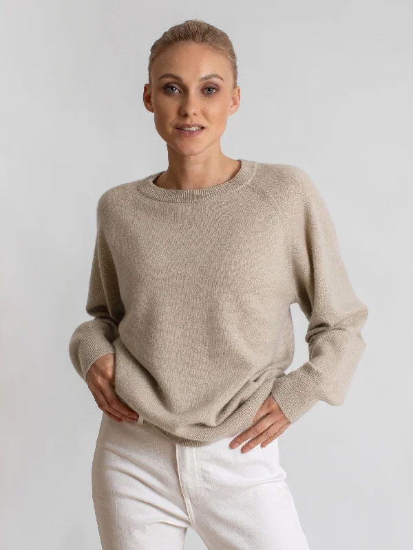 Cashmere sweater "Embla" - ginger