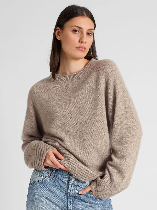 Cashmere sweater "Signy" - toast