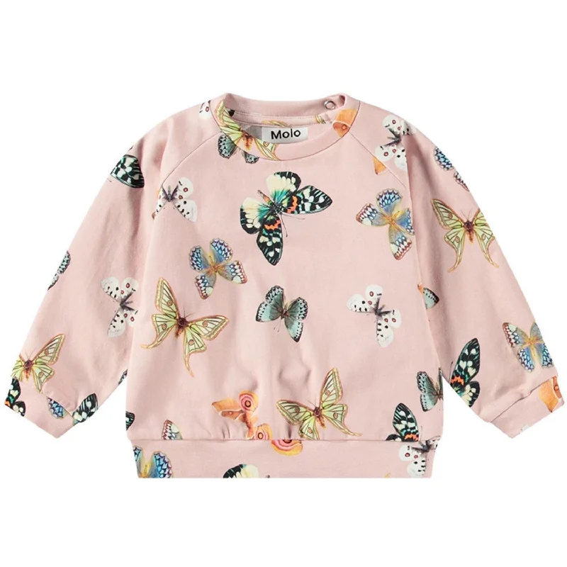 Molo Blush Papillions Disc Crewneck