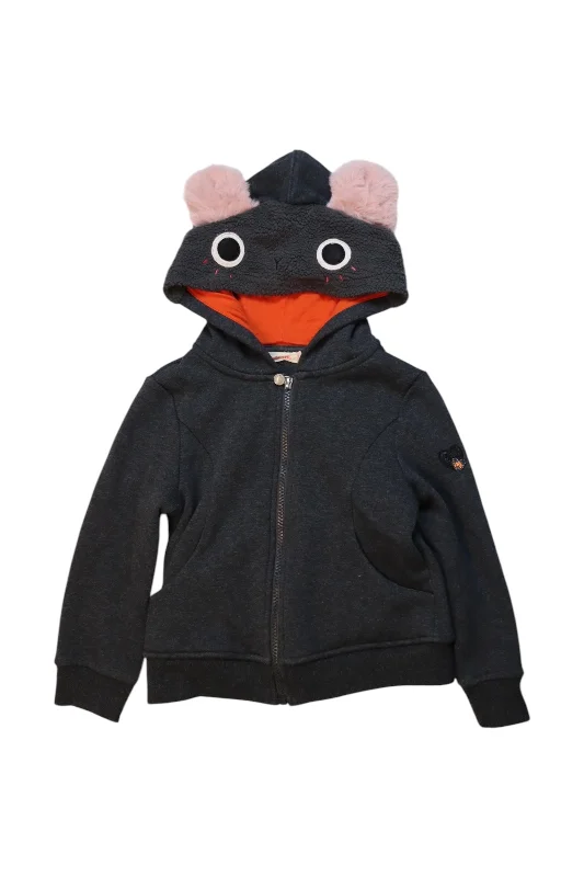 Momonittu Hooded Animal Sweatshirt 6T