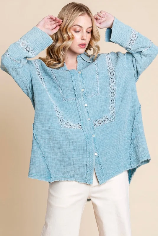 Lace Trim Shirt