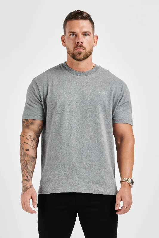 PREMIUM BASICS T-SHIRT - DARK GREY MARL