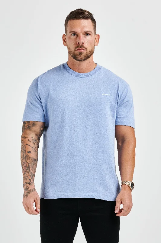 PREMIUM BASICS T-SHIRT - LIGHT BLUE MARL