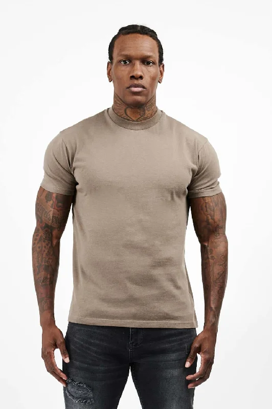 PREMIUM BASICS T-SHIRT - MOCHA