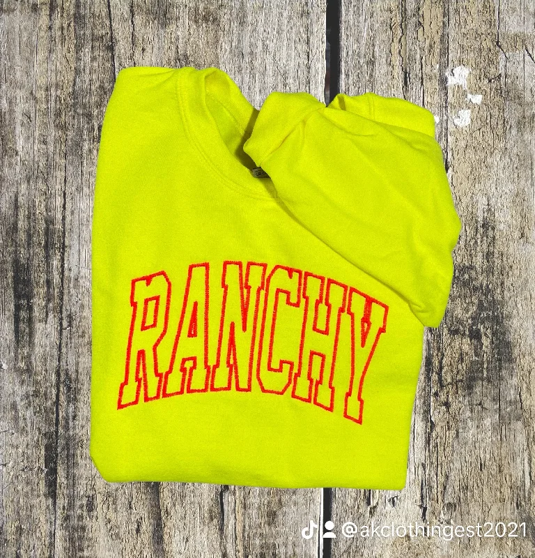 Ranchy Embroidered Crew