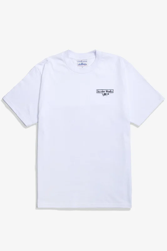 Service Works - Heavyweight Logo Tee - White