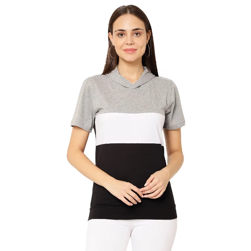 Vimal Jonney Grey Color T-shirt For Women