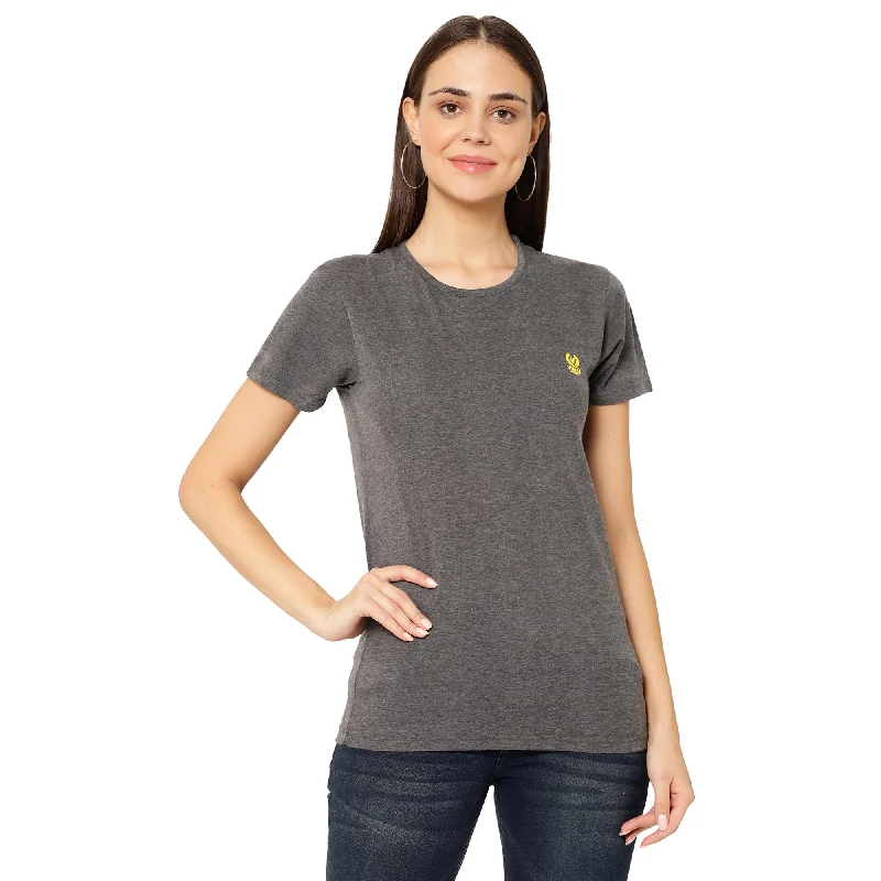 Vimal Jonney Grey Color T-shirt For Women