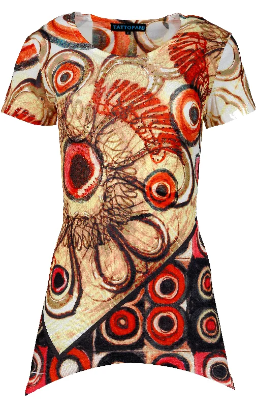 womens-short-sleeved-multicolored-top-with-colored-prints-ks-126112