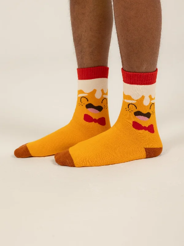 Baked Gingy Fluffy Socks