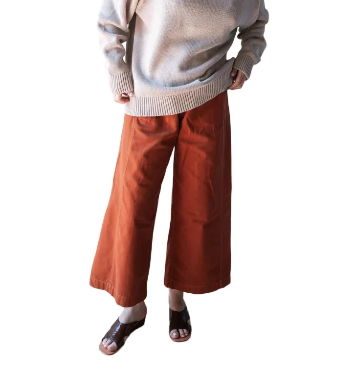 Garra Pant In Terracotta