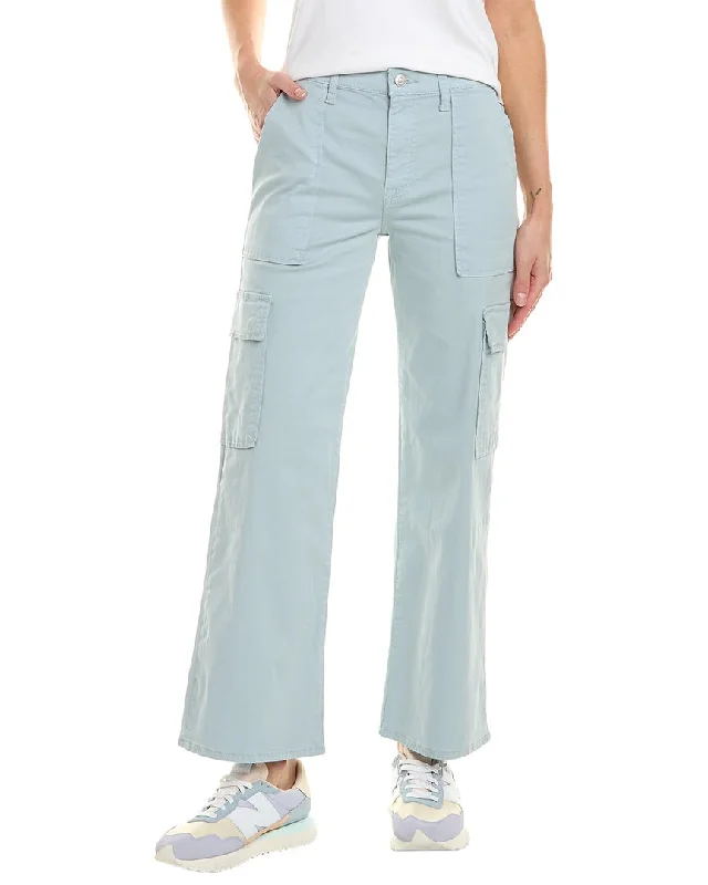 HUDSON Jeans Rosalie Light Grey High-Rise Wide Leg Jean