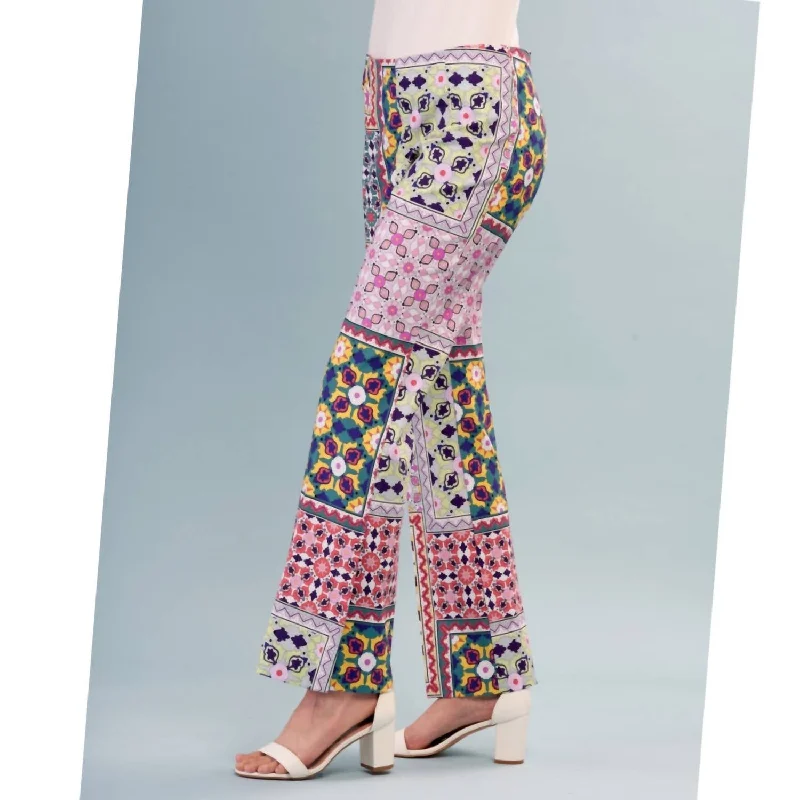 Patchwork Pant In Multi