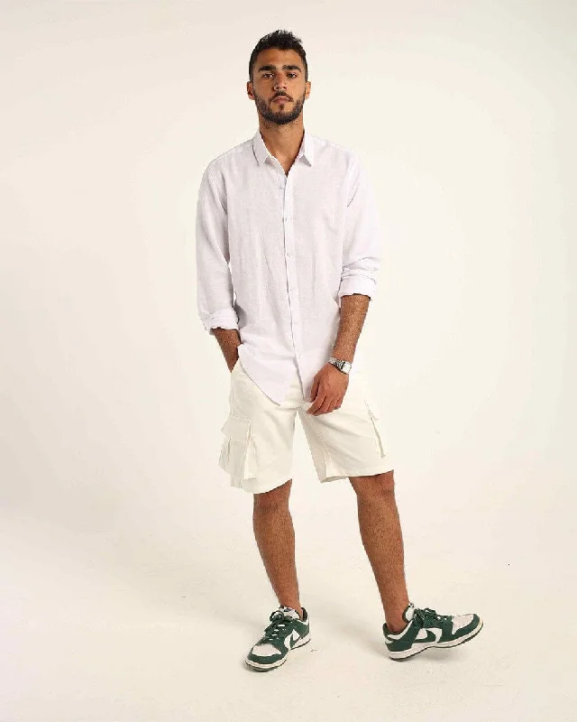 White Linen Shirt